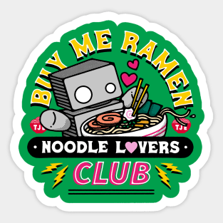 Buy Me Ramen Sticker